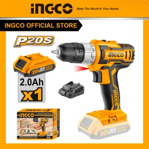 Máy khoan vặn vít dùng pin 20v ingco CDLI20024 có (kèm 1 pin và 1 sạc) - Đồ nghề, dụng cụ cầm tay, máy móc thiết bị INGCO chí