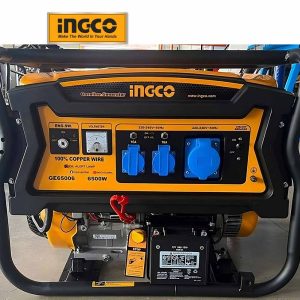 Máy phát điện chạy xăng 3.5KW INGCO GE35006ES 100% dây đồng động cơ 4 thì ovh giật nổ và đề điện - Đồ nghề, dụng cụ cầm tay