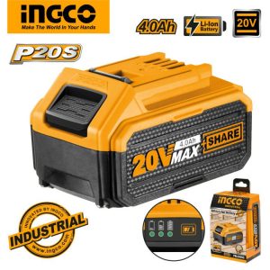 Pin Ingco 20V 4ah dung lượng cao 10 Cell FBLI2002 - Đồ nghề, dụng cụ cầm tay, máy móc thiết bị INGCO chính hãng, giá tốt - hì