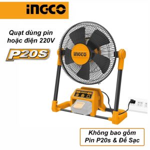 Quạt dùng pin ingco CFALI2001 Lithium-Ion Fan 20V - Đồ nghề, dụng cụ cầm tay, máy móc thiết bị INGCO chính hãng, giá tốt - gó