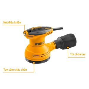 Máy chà nhám tròn 320W đường kính 125mm INGCO RS3208 - Đồ nghề, dụng cụ cầm tay, máy móc thiết bị INGCO chính hãng, giá tốt