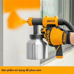 Máy phun sơn bình chứa thép 500W INGCO SPG5008-2 - Đồ nghề, dụng cụ cầm tay, máy móc thiết bị INGCO chính hãng, giá tốt - góc