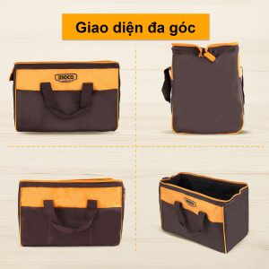 Túi đồ nghề mini 13 inch INGCO HTBG281328 - Đồ nghề, dụng cụ cầm tay, máy móc thiết bị INGCO chính hãng, giá tốt - góc nhìn 3