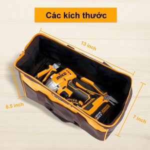 Túi đồ nghề mini 13 inch INGCO HTBG281328 - Đồ nghề, dụng cụ cầm tay, máy móc thiết bị INGCO chính hãng, giá tốt - góc nhìn 4