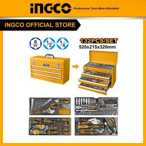 Bộ 132 chi tiết INGCO HTCS221321 3 ngăn size 520x218x320mm - hình ảnh sản phẩm