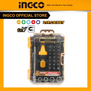 Bộ 31 chi tiết tua vít đa năng INGCO HKSDB0318 tay cầm chữ T thép CrV - Đồ nghề, dụng cụ cầm tay, máy móc thiết bị INGCO chính hãng, giá tốt