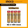 Bộ 4 Pin tiểu 3AAA INGCO 1.5V HAB3A01 - hình ảnh sản phẩm