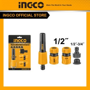 Bộ 5 đầu nối nhanh máy xịt rửa INGCO HHCS05122 - Đồ nghề, dụng cụ cầm tay, máy móc thiết bị INGCO chính hãng, giá tốt