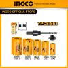 Bộ 7 chi tiết khoét gỗ lổ tròn INGCO AKH0071 - Đồ nghề, dụng cụ cầm tay, máy móc thiết bị INGCO chính hãng, giá tốt - hình ản