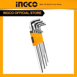 Bộ 9 chìa lục giác tay cầm dài INGCO HHK11092 - hình ảnh sản phẩm