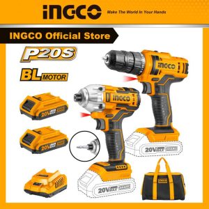Bộ combo máy khoan và máy siết vít dùng pin 20V INGCO CKLI2016 - Đồ nghề, dụng cụ cầm tay, máy móc thiết bị INGCO chính hãng, giá tốt