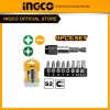 Bộ đầu nối tua vít 9 chi tiết INGCO AKSD0071 - hình ảnh sản phẩm