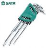 Bộ Lục Giác Đầu Bi Loại Dài 9 Chi Tiết Hệ Mét SATA SC09101 | Chính Hãng - hình ảnh sản phẩm