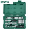 Bộ Tuýp Cần Siết Tự Động 1/4" SATA SC09001 (36 Chi Tiết) | Chính Hãng - hình ảnh sản phẩm