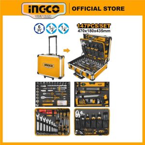 Vali dụng cụ 147 chi tiết cao cấp INGCO HKTHP21471 - Đồ nghề, dụng cụ cầm tay, máy móc thiết bị INGCO chính hãng, giá tốt - h