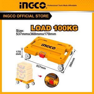 Bàn đẩy dụng cụ có bánh xe tải 100kg INGCO HHWB61001 - Đồ nghề, dụng cụ cầm tay, máy móc thiết bị INGCO chính hãng, giá tốt