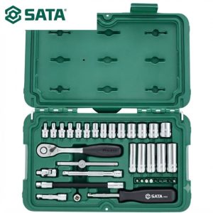 Bộ Tuýp Cần Siết Tự Động 1/4" SATA SC09001 (36 Chi Tiết) | Chính Hãng - hình ảnh sản phẩm