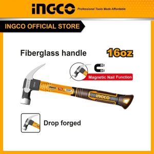 Búa đóng đinh có từ tính 450g INGCO HCH81016 - Đồ nghề, dụng cụ cầm tay, máy móc thiết bị INGCO chính hãng, giá tốt