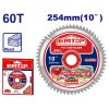 Đĩa cắt gỗ TCT 254mm 60 răng Emtop ETCT125423 - hình ảnh sản phẩm
