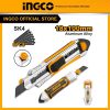 Dao rọc giấy cao cấp vỏ hợp kim nhôm INGCO HKNS1808 - Đồ nghề, dụng cụ cầm tay, máy móc thiết bị INGCO chính hãng, giá tốt