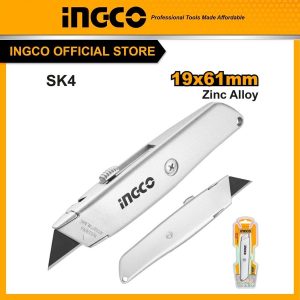 Dao rọc giấy đa năng thân hợp kim kẽm INGCO HUK615 - Đồ nghề, dụng cụ cầm tay, máy móc thiết bị INGCO chính hãng, giá tốt