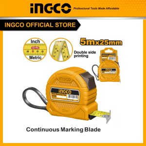 Thước cuộn 5m INGCO HSMT39525 size 5mx25mm - Đồ nghề, dụng cụ cầm tay, máy móc thiết bị INGCO chính hãng, giá tốt - hình ảnh