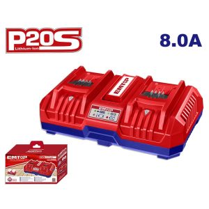 Đế sạc nhanh 2 cổng 20V 8A Emtop EFCR2082 - hình ảnh sản phẩm