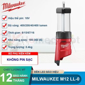 Đèn LED báo hiệu Milwaukee M12 LL-0 - hình ảnh sản phẩm