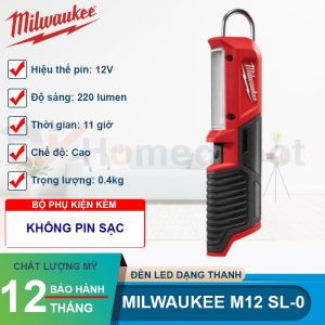 Đèn LED dạng thanh Milwaukee M12 SL-0 - hình ảnh sản phẩm