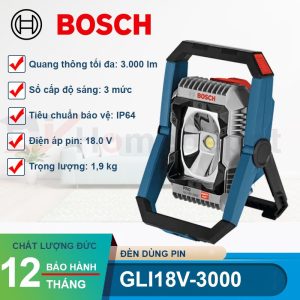 Đèn led dùng pin Bosch GLI18V-3000 (Solo) - hình ảnh sản phẩm
