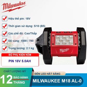 Đèn LED hắt sáng Milwaukee M18 AL-0 - hình ảnh sản phẩm