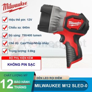 Đèn LED rọi điểm Milwaukee M12 SLED-0 - hình ảnh sản phẩm