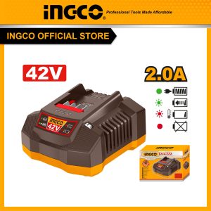 Đế sạc hệ pin 42V max dòng 2.0Ah INGCO FCLI42021 - Đồ nghề, dụng cụ cầm tay, máy móc thiết bị INGCO chính hãng, giá tốt - hìn