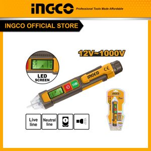 Đầu dò điện cảm ứng báo tín hiệu âm thanh ánh sáng INGCO VD210003 tự động phân biệt đường trực tiếp và Netural - Đồ