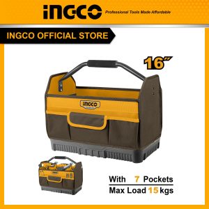 Giỏ đựng dụng cụ 16 inch có đế nhựa siêu bền INGCO HTBGL04 - Đồ nghề, dụng cụ cầm tay, máy móc thiết bị INGCO chính hãng, giá