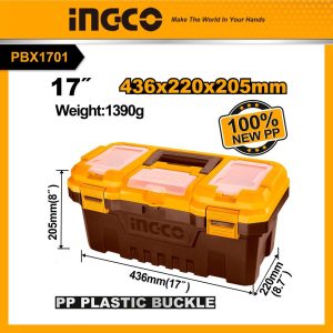 Hộp đựng công cụ khóa nhựa 17'' INGCO PBX1701