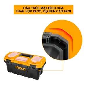 Hộp đựng công cụ khóa nhựa 17'' INGCO PBX1701 - góc nhìn 2