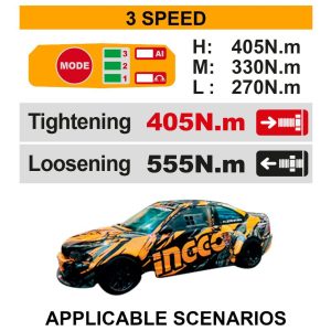 Thân máy siết bu lông pin 20V INGCO CIWLI20451 không chổi than 405Nm body chưa kèm pin sạc - Đồ nghề, dụng cụ cầm tay, máy mó