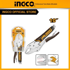 Kìm bấm khóa mỏ thẳng 10 inch INGCO HSJP0110 thép CRV - Đồ nghề, dụng cụ cầm tay, máy móc thiết bị INGCO chính hãng, giá tốt