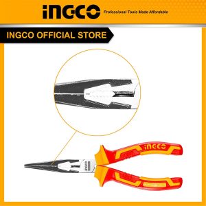 Kìm mũi nhọn cách điện - 8 inch INGCO HILNP28208 - Đồ nghề, dụng cụ cầm tay, máy móc thiết bị INGCO chính hãng, giá tốt - góc