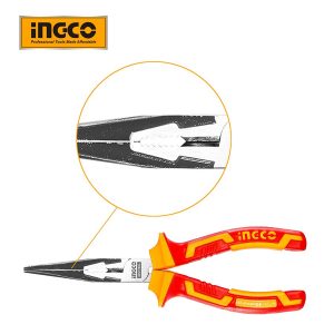 Kìm mũi nhọn cách điện - 8 inch INGCO HILNP28208 - Đồ nghề, dụng cụ cầm tay, máy móc thiết bị INGCO chính hãng, giá tốt - góc