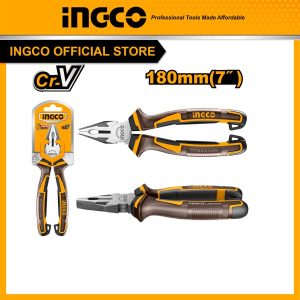 Kìm răng 7 inch cao cấp thép Crv INGCO HCP28188