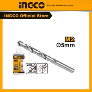 Mũi khoan kim loại M2 HSS 5.0mm INGCO DBT1110501 - Đồ nghề, dụng cụ cầm tay, máy móc thiết bị INGCO chính hãng, giá tốt - hìn