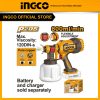 Máy phun sơn dùng pin 20V INGCO CSGLI2004 (thân máy chưa kèm pin và sạc) đầu béc 1.5mm, 2.5mm độ nhớt sơn max 120DIN-s - Đồ