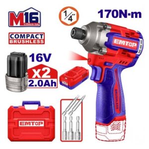 Máy bắn vít dùng pin 16.8V EMTOP ECIRL16178 - hình ảnh sản phẩm