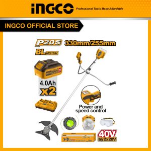Máy cắt cỏ pin INGCO CSTLI202522 2x20V-255mm - Đồ nghề, dụng cụ cầm tay, máy móc thiết bị INGCO chính hãng, giá tốt