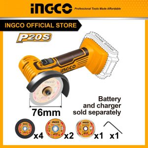 Máy cắt đa năng cầm tay pin 20V (chưa bao gồm pin và sạc) INGCO CAGLI7601