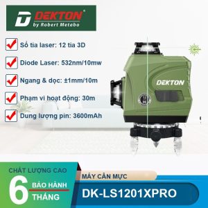 Máy Cân Bằng Laser 12 Tia Xanh Dekton DK-LS1201XPRO - hình ảnh sản phẩm
