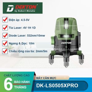 Máy cân bằng laser 5 tia xanh Dekton DK-LS0505XPRO - hình ảnh sản phẩm