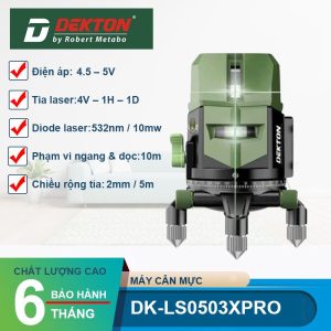 Máy cân mực 5 tia laser xanh DK-LS0503XPRO - hình ảnh sản phẩm